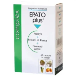Piemme Pharmatech Italia Epato Plus Integratore per Digestione 40 Capsule