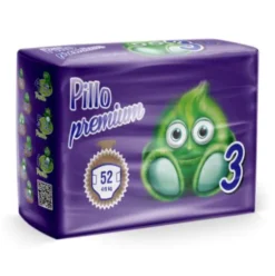 Pillo Premium Dryway Pannolini Misura Midi Taglia 3, 52 Pezzi