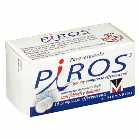 Piros 500 Mg Compresse Effervescenti per Febbre e Dolore