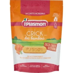 Plasmon Crick Zucca Carota Rosmarino Snack per Bambini 100g