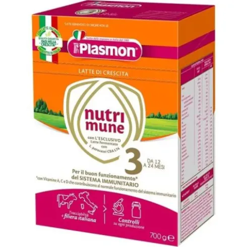 Plasmon Nutrimune Latte di Crescita in Polvere 700g