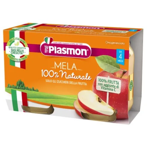Plasmon Omogeneizzato Mela dal 4° Mese - 2x104g
