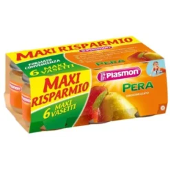 Plasmon Omogeneizzato Pera Dal 4° Mese Senza Zuccheri Aggiunti 6x104g