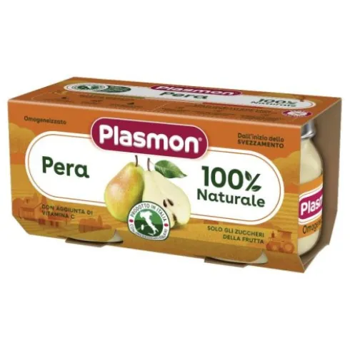 Plasmon Omogeneizzato Pera Dal 4 Mese 2 x 80g