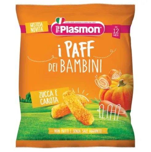 PLASMON PAFF Snack Zucca/Car.