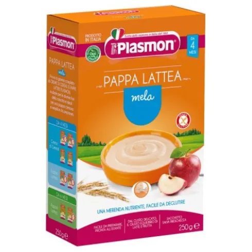 Plasmon Pappa Lattea Mela Alimento Infanzia Svezzamento 250 g