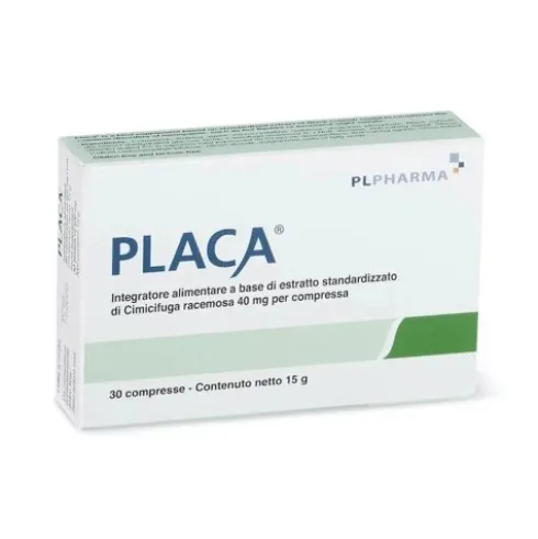 PL Pharma Placa Integratore per Menopausa in Compresse, 30 Unità