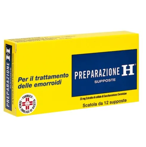 Preparazione H 12supposte 23 mg