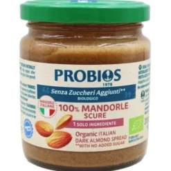 Probios Crema di Mandorle Scura 100% Italiane 200g