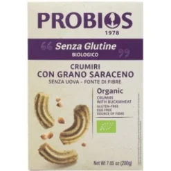 Probios Crumiri con Grano Saraceno Biscotti Senza Glutine 200g
