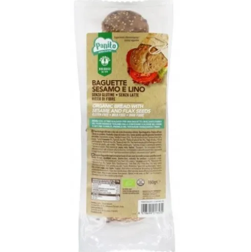 Probios Panito Baguette con Semi di Sesamo e Lino Senza Glutine 160g