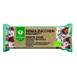 Probios Snack Dark Cacao e Nocciole Senza Zuccheri Aggiunti 25g
