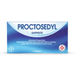 Proctosedyl Supposte - Per il trattamento sintomatico delle emorroidi - 6 Supposte