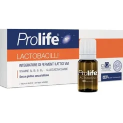 Prolife Lactobacilli - Integratore per l'equilibrio della flora batterica intestinale - 7 flaconcini