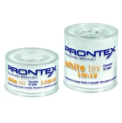 Prontex Cerotto White Tex 5x5 Cerotto in Tela Bianca 5mx5cm