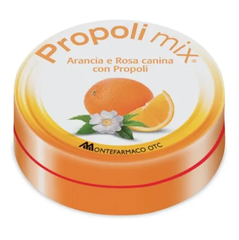 Propolimix Caramelle Gusto Arancia per Difesa Immunitaria - 30 Caramelle