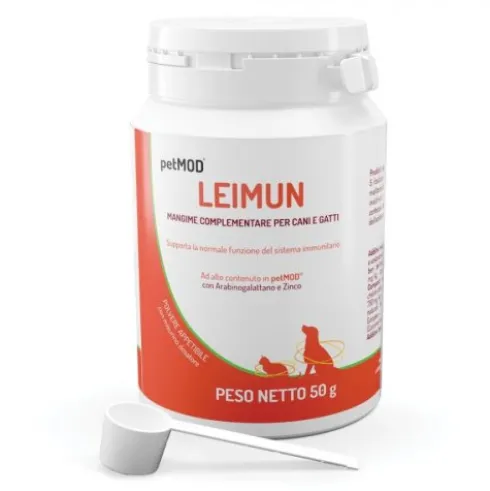 Prosol Petmod Leimun Mangime Complementare per Cani e Gatti Supporto Immunitario 50g