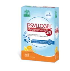 PSYLLOGEL Megafermenti 24 - Integratore per l'equilibrio della flora intestinale - 12 bustine