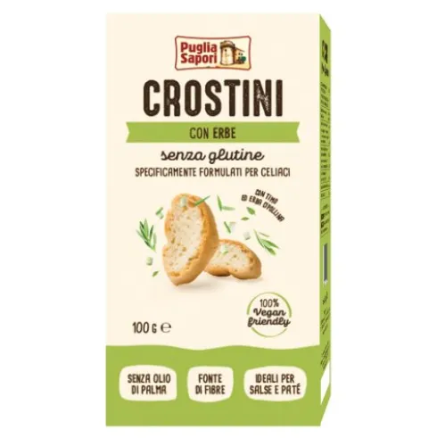 PUGLIA SAP.Crostini Erbe 100g