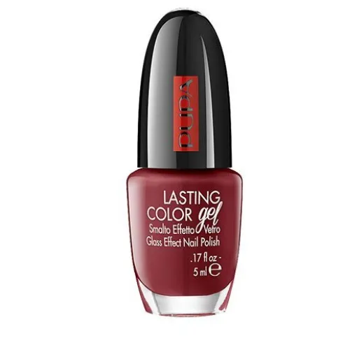 Pupa Lasting Gel Smalto Effetto Vetro Black Burgundy 5 ml