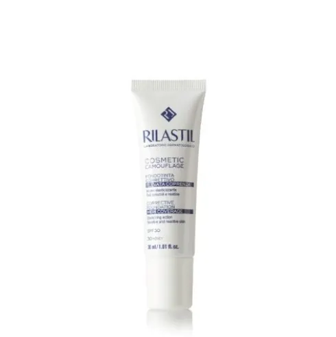 Rilastil Camouflage Fondotinta Fluido Correttivo Ultra-Coprente SPF30 Colore 30 Honey 30ml