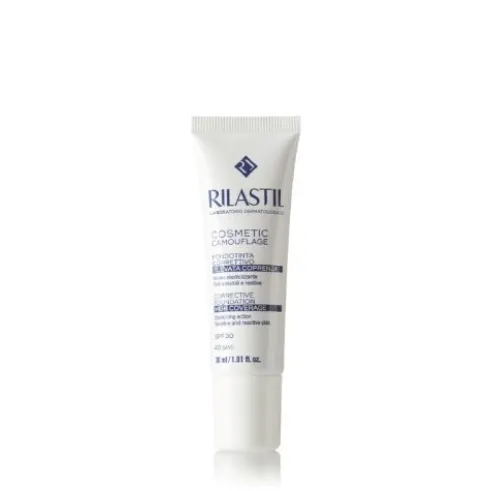 Rilastil Camouflage Fondotinta Fluido Correttivo Ultra-Coprente SPF30 Colore 40 Sand 30ml