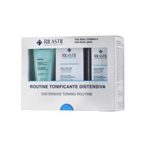 Rilastil Cofanetto di Natale Hydrotenseur - Protocollo tonificante distensivo Siero antirughe + Crema antirughe