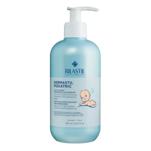Rilastil Dermastil Pediatric Latte Corpo Idratante e Protettivo per Pelle Sensibile 400ml