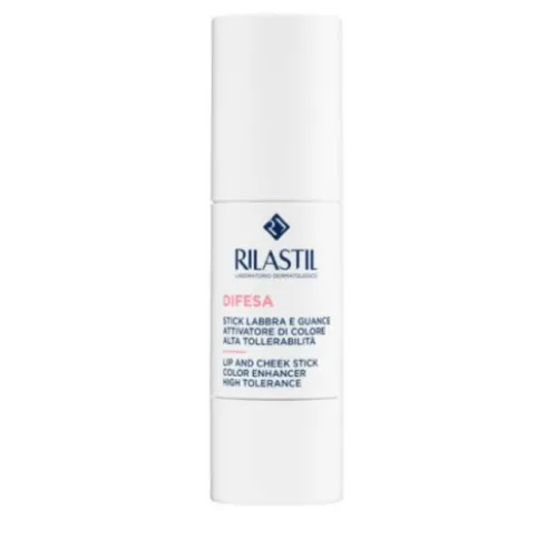 Rilastil Difesa Make Up Stick Labbra e Guance Attivatore di Colore Idratante