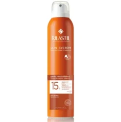 Rilastil Sun System Spray Trasparente SPF15 - Protezione solare bassa per il corpo - 200 ml