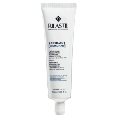 Rilastil Xerolact Crema Mani Idratante e Protettiva con Burro Karitè 100ml