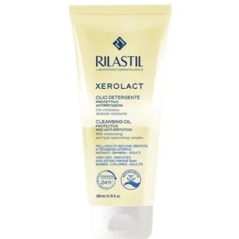 Rilastil Xerolact Olio Detergente Bagno per Pelli Delicate e Secche 200ml