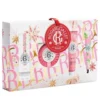 Roger & Gallet Cofanetto di Natale 2023 Rose - Acqua Profumata 30 ml + Saponetta 100 g + Latte corpo 50 ml + Crema mani 30 ml