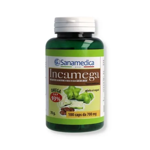 Sanamedica Incamega 100 Opr Softgel Integratore Olio Sacha Inchi 100 Capsule