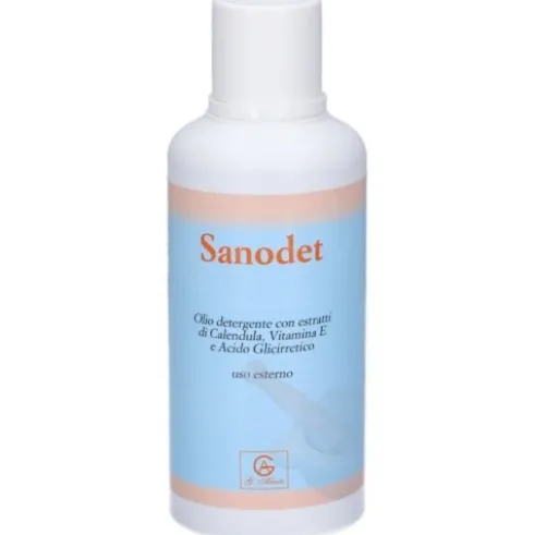Sanodet Babyoil Olio Detergente Emolliente per Bambini Igiene Quotidiana 500ml