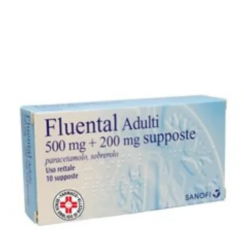 Sanofi Fluental Adulti Supposte Trattamento Febbre Formato Adulti