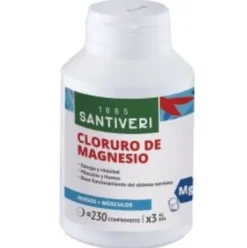 Santiveri Magnesio Cloruro Integratore per Stanchezza 230 Compresse