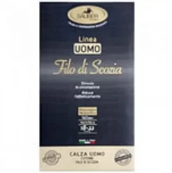 Sauber Calza Uomo Filo Scozia 140 Blu Media