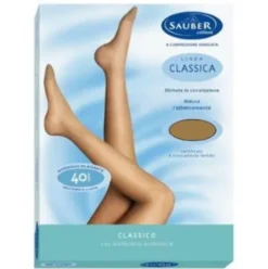 Sauber Collant Classico 40 Denari Beige Taglia V