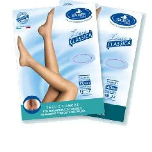 Sauber Collant Taglie Comode 140 Denari Microrete Neutro Beige Compressione