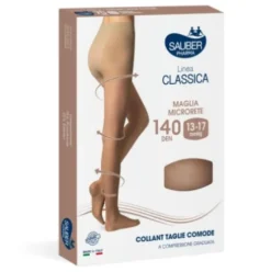 Sauber Collant Taglie Comode 140 Denari Neutro Beige