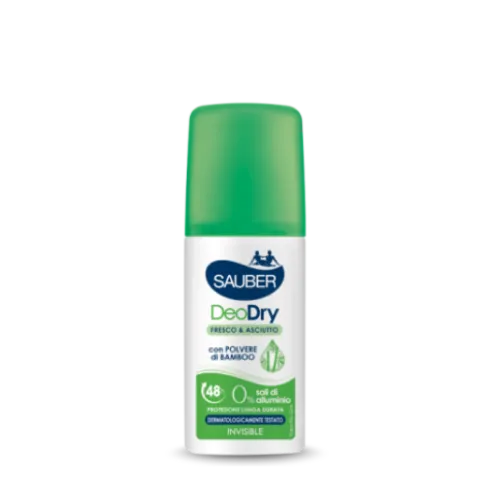Sauber DeoDry Deodorante Vapo Effetto Fresco e Asciutto - Protegge dai cattivi odori fino a 48 ore - 100 ml