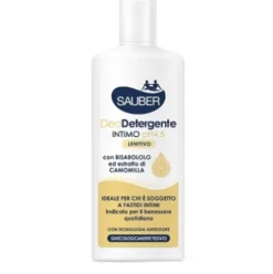 Sauber Detergente Intimo Lenitivo - Ideale in caso di fastidio intimo - 200 ml