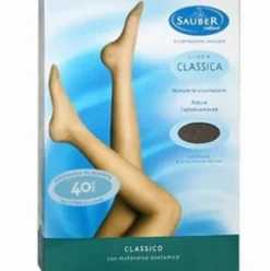 Sauber Linea Classica Collant 40 Den Compressione Media Taglia 4