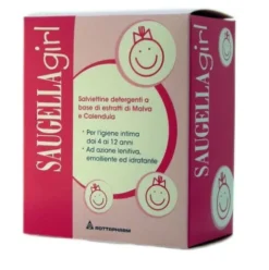 SAUGELLA GIRL 10 Salviette Detergenti