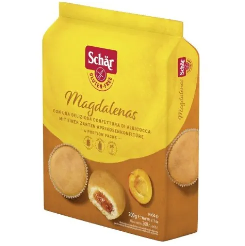 Schar Magdalenas con Confettura di Albicocca Merendine 200g