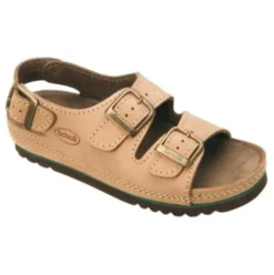 Scholl Air Bag Back Strap Sandali Donna in Nubuck Cuoio Taglia 37