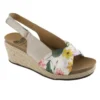 Scholl Mindy Sue Sandali Donna Bone/Flower Fantasy con Bioprint Taglia 40