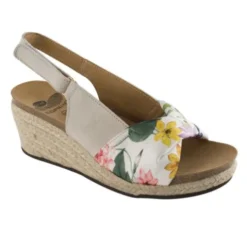 Scholl Mindy Sue Sandali Donna Bone/Flower Fantasy con Bioprint Taglia 40
