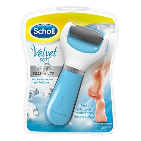 Scholl Velvet Soft Roll Professional Roll Professionale per Pedicure Ricaricabile